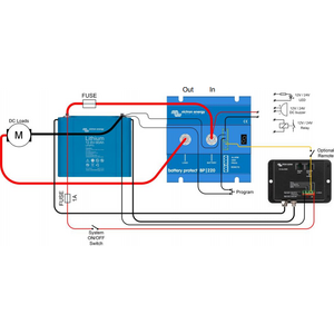 Akun valvontajärjestelmä 12V/24V 220A